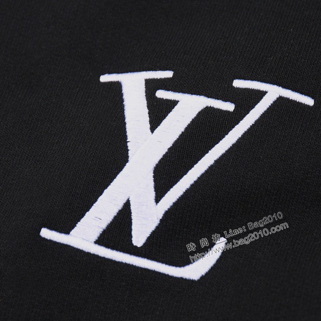 Louisvuitton路易威登Lv專門店2023FW新款刺繡印花圓領衛衣 男女同款 tzy3169